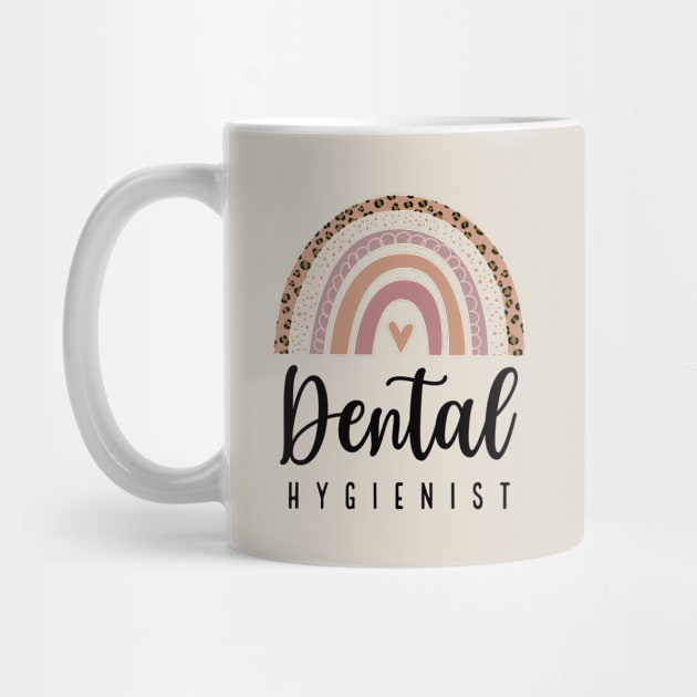 Dental Hygienist -  Minimal Rainbow Design by best-vibes-only